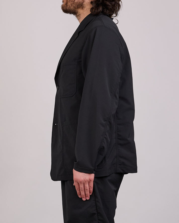 nanamica ALPHADRY Single Breasted Club Jacket Blazer Black