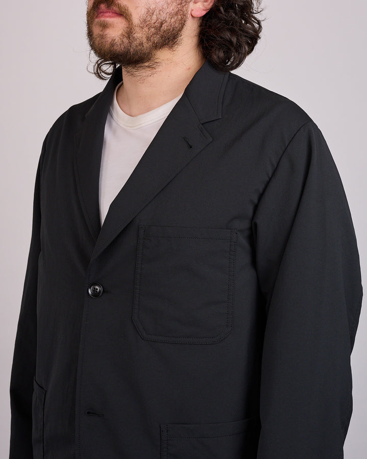 nanamica ALPHADRY Single Breasted Club Jacket Blazer Black