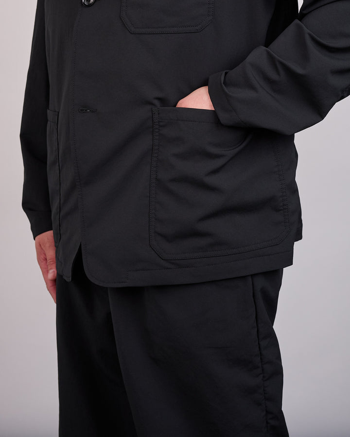nanamica ALPHADRY Single Breasted Club Jacket Blazer Black