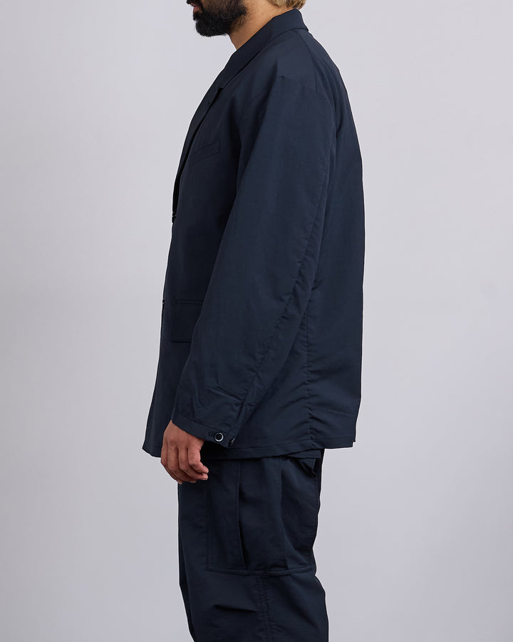 nanamica Alphadry Double Breasted Club Blazer Dark Navy