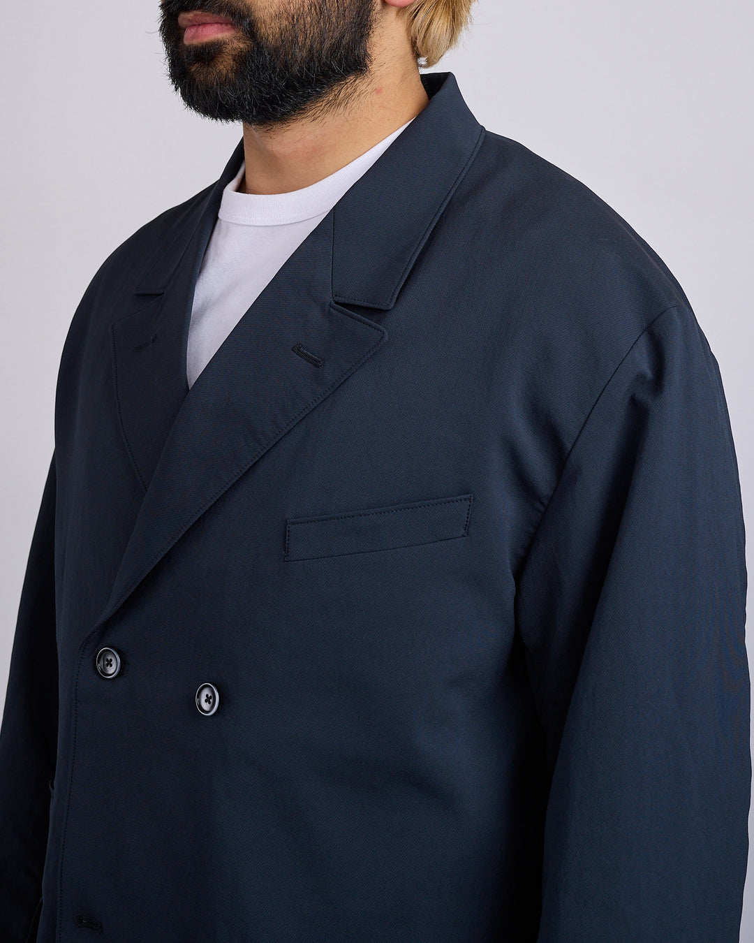 nanamica Alphadry Double Breasted Club Blazer Black