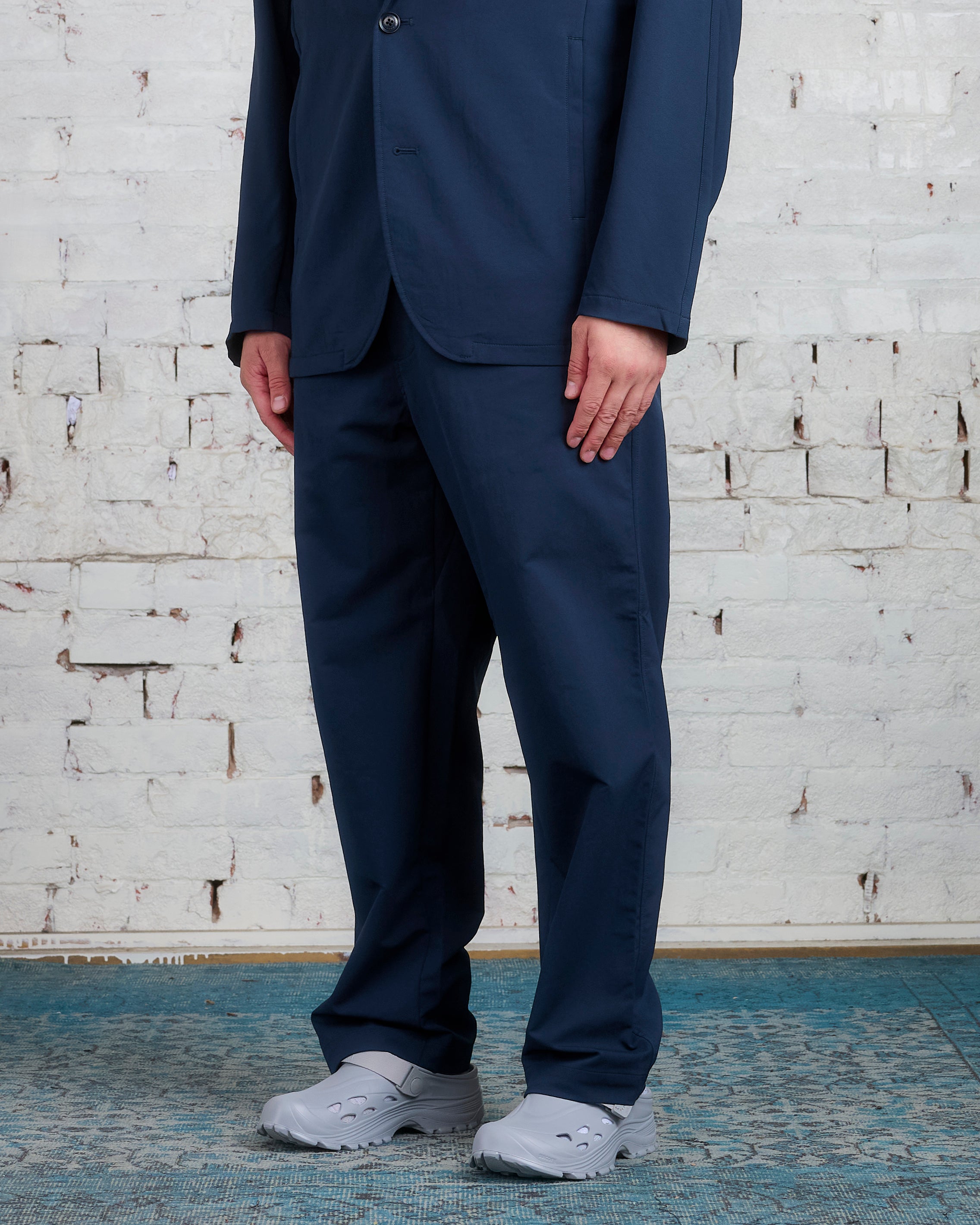 nanamica Alphadry KODENSHI Wide Easy Pant Navy