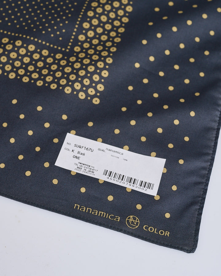nanamica Bandana Cube Dot Black
