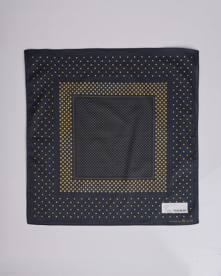 nanamica Cotton Lawn Bandana Black