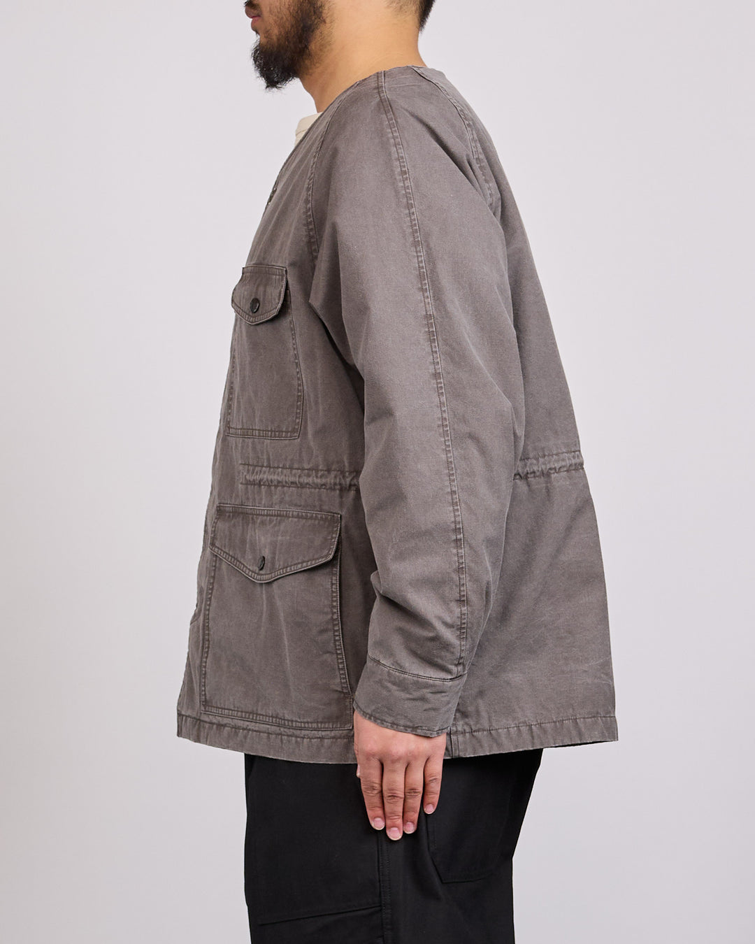 nanamica CORDURA Insulation Collarless Jacket Fade Brown