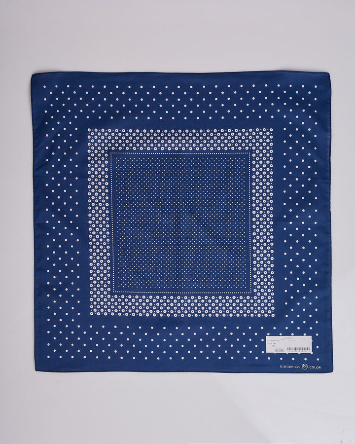 nanamica Cotton Lawn Bandana Navy