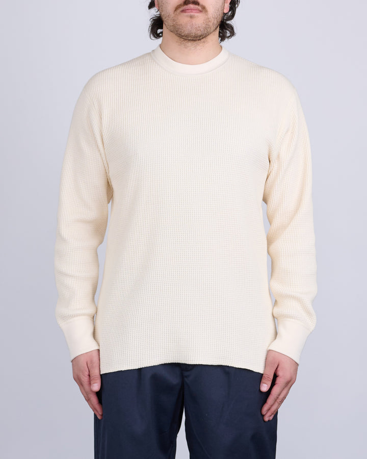 nanamica Crew Neck Thermal Long Sleeve Natural