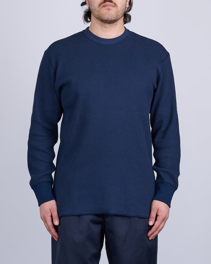 nanamica Crew Neck Thermal Long Sleeve Navy