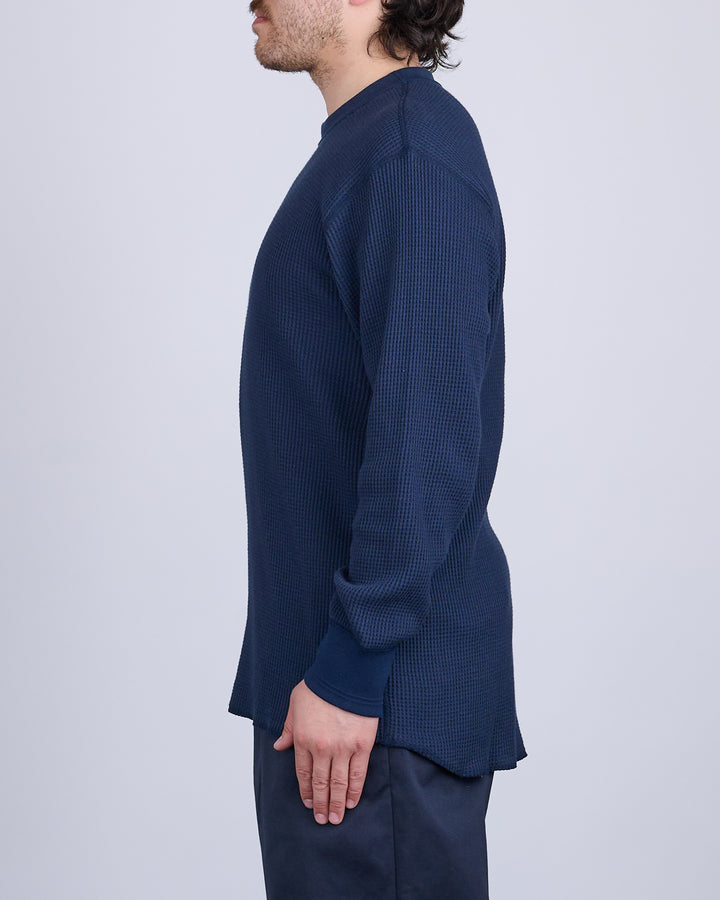 nanamica Crew Neck Thermal Long Sleeve Navy