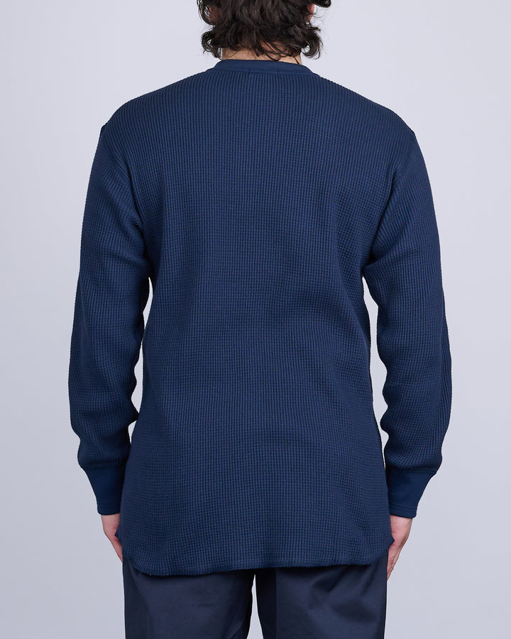 nanamica Crew Neck Thermal Long Sleeve Navy