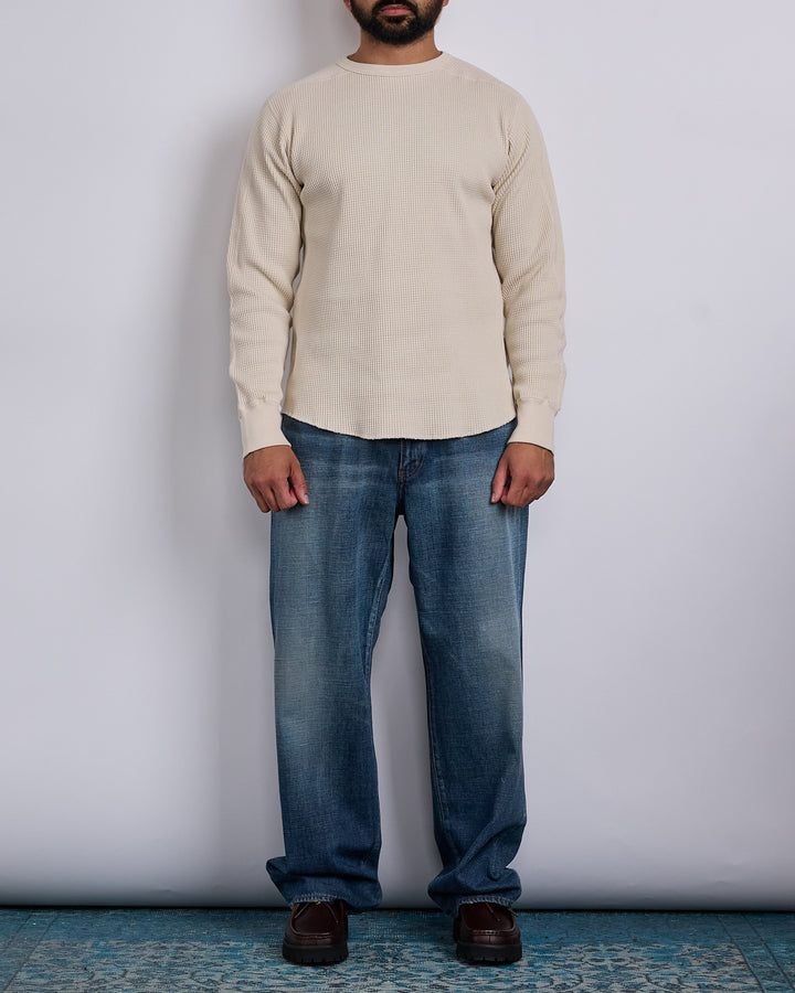 nanamica Crewneck Thermal Sweatshirt Natural