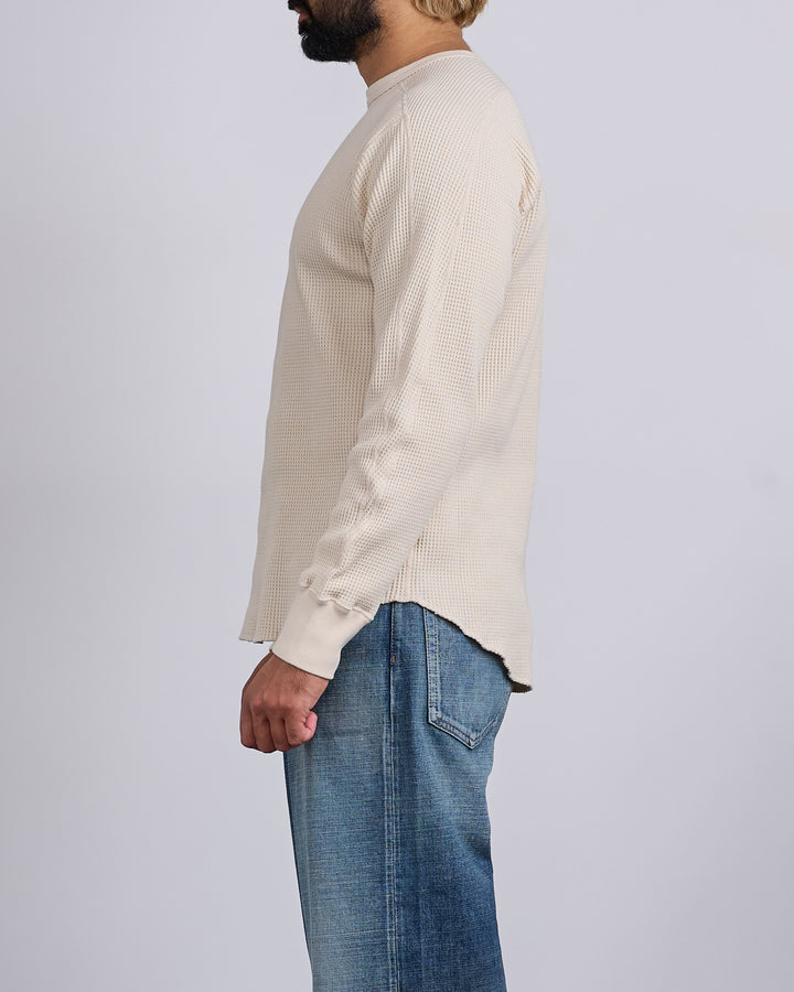 nanamica Crewneck Thermal Sweatshirt Natural