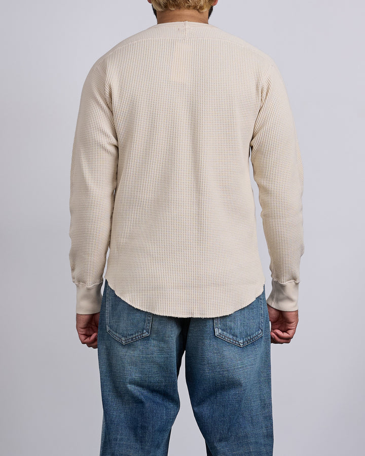 nanamica Crewneck Thermal Sweatshirt Natural
