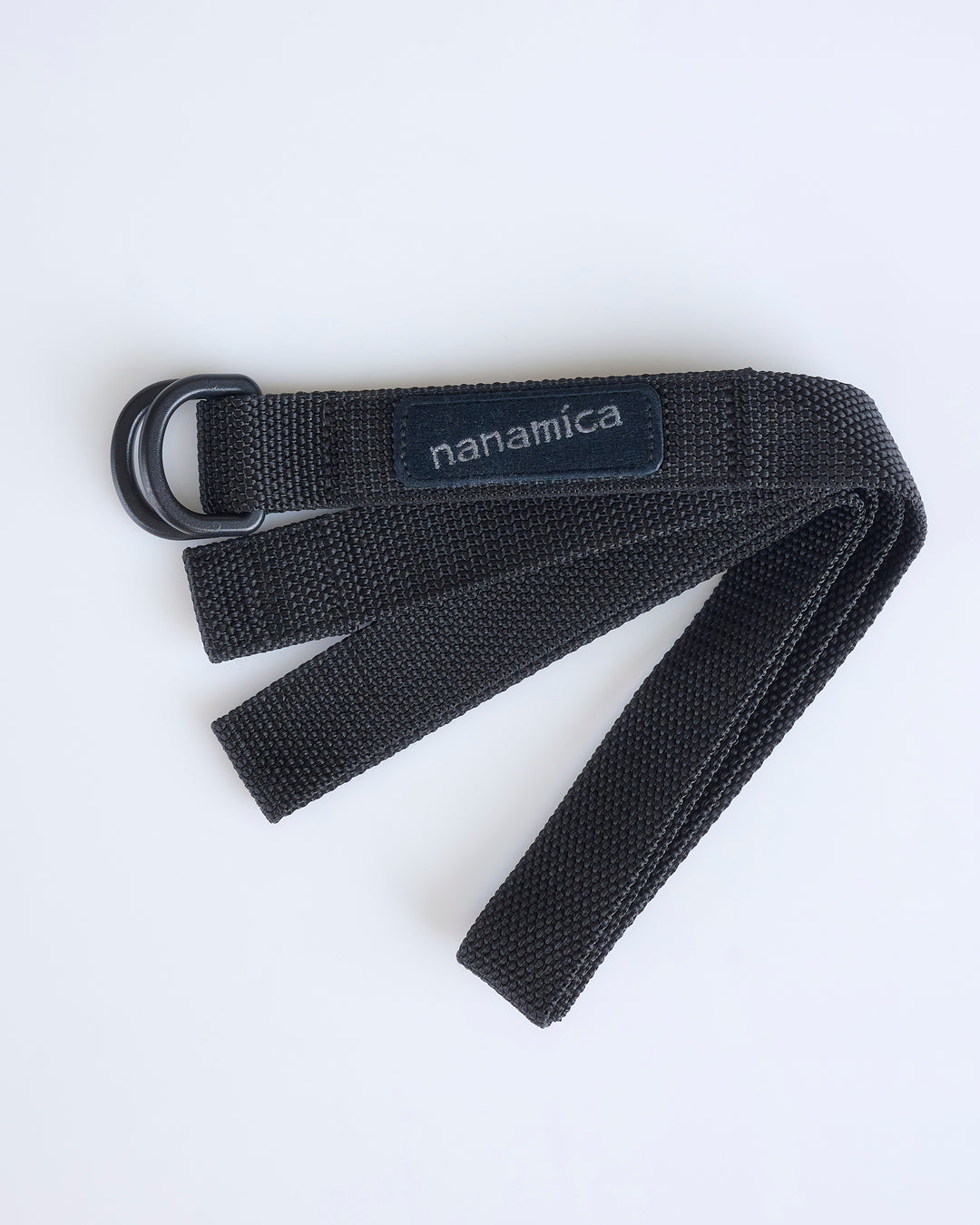 nanamica D-Ring Webbing Tech Belt Black