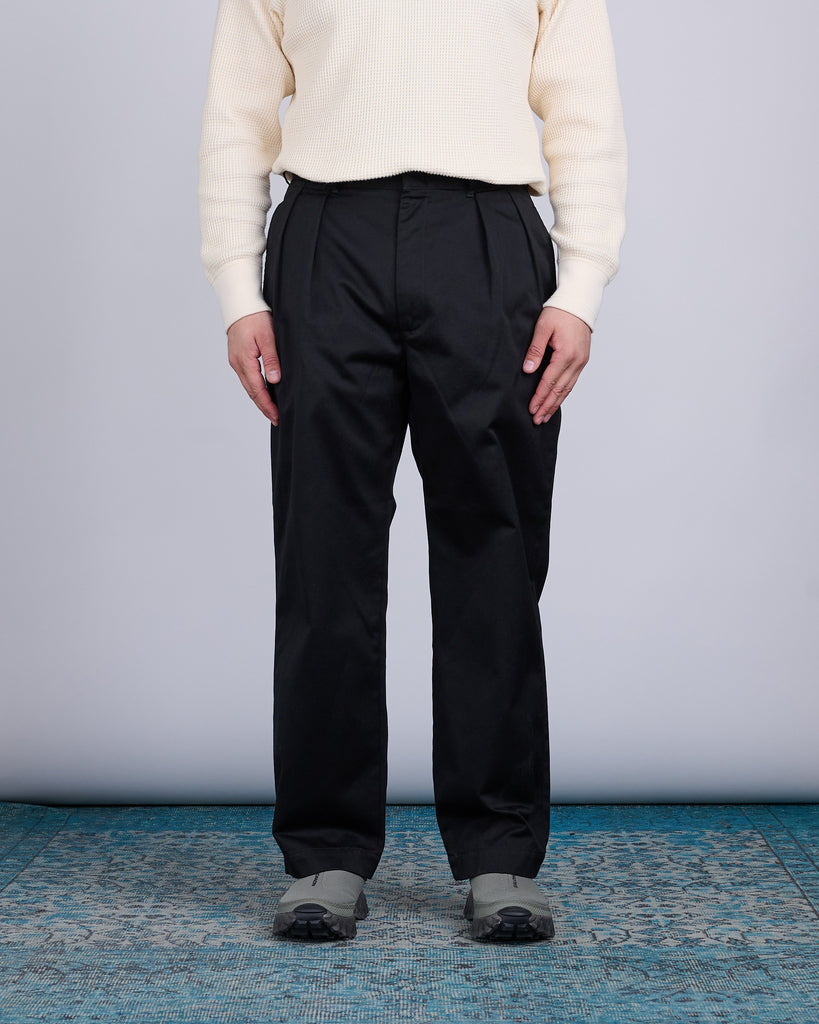 パンツ Nanamica Wide chino pants Black Size 34 Nanamica Wide Chino Pants - Black | Wallace Mercantile Shop