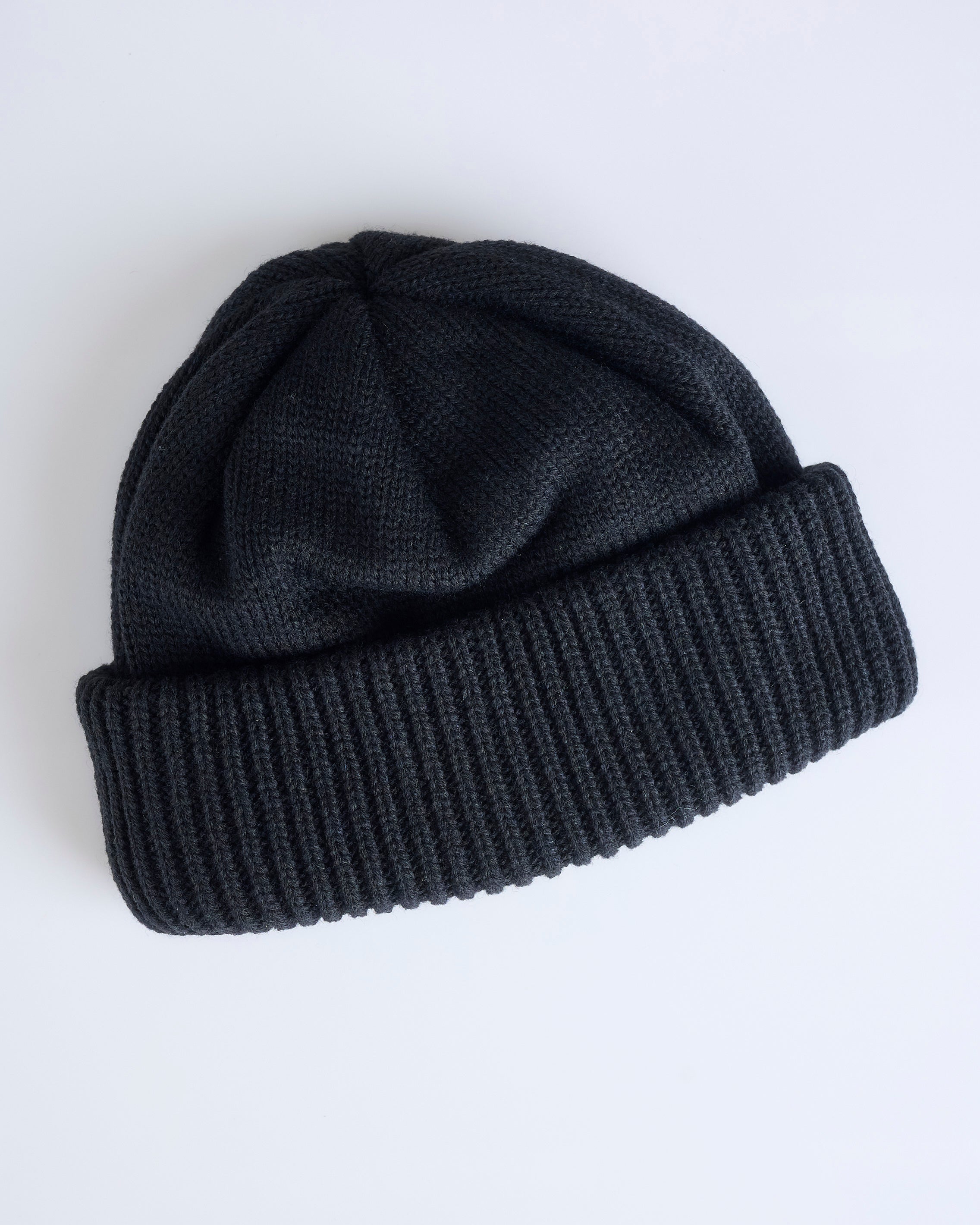 nanamica GORE-TEX Infinium Wool Blend Cuffed Beanie Black