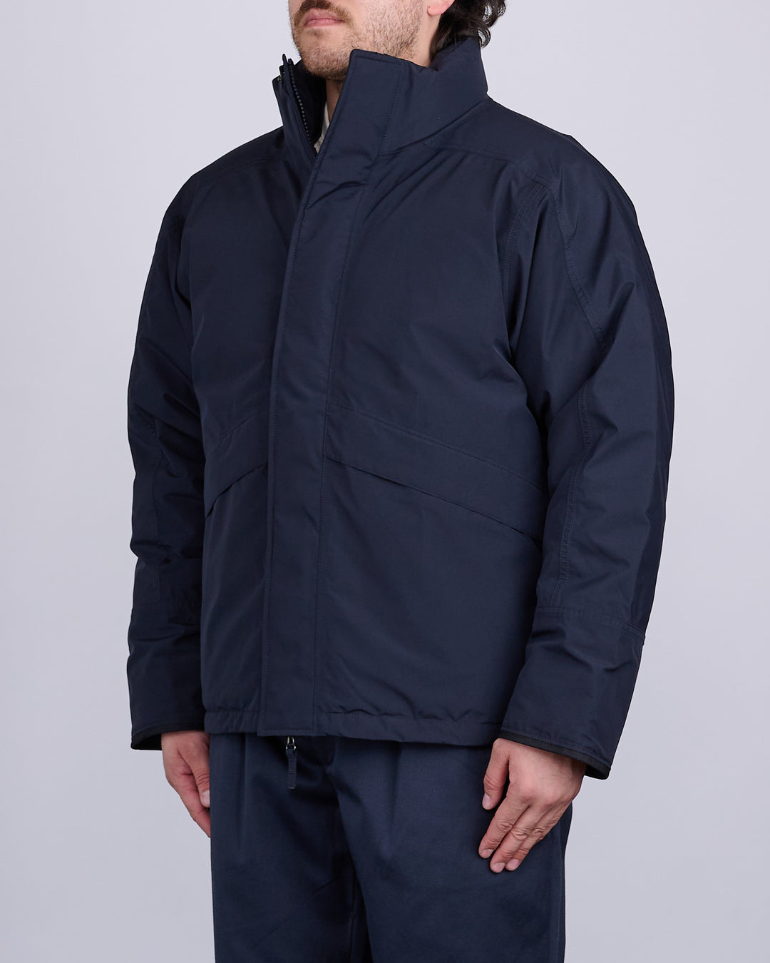 nanamica Gore-Tex KODENSHI Down Short Jacket Navy