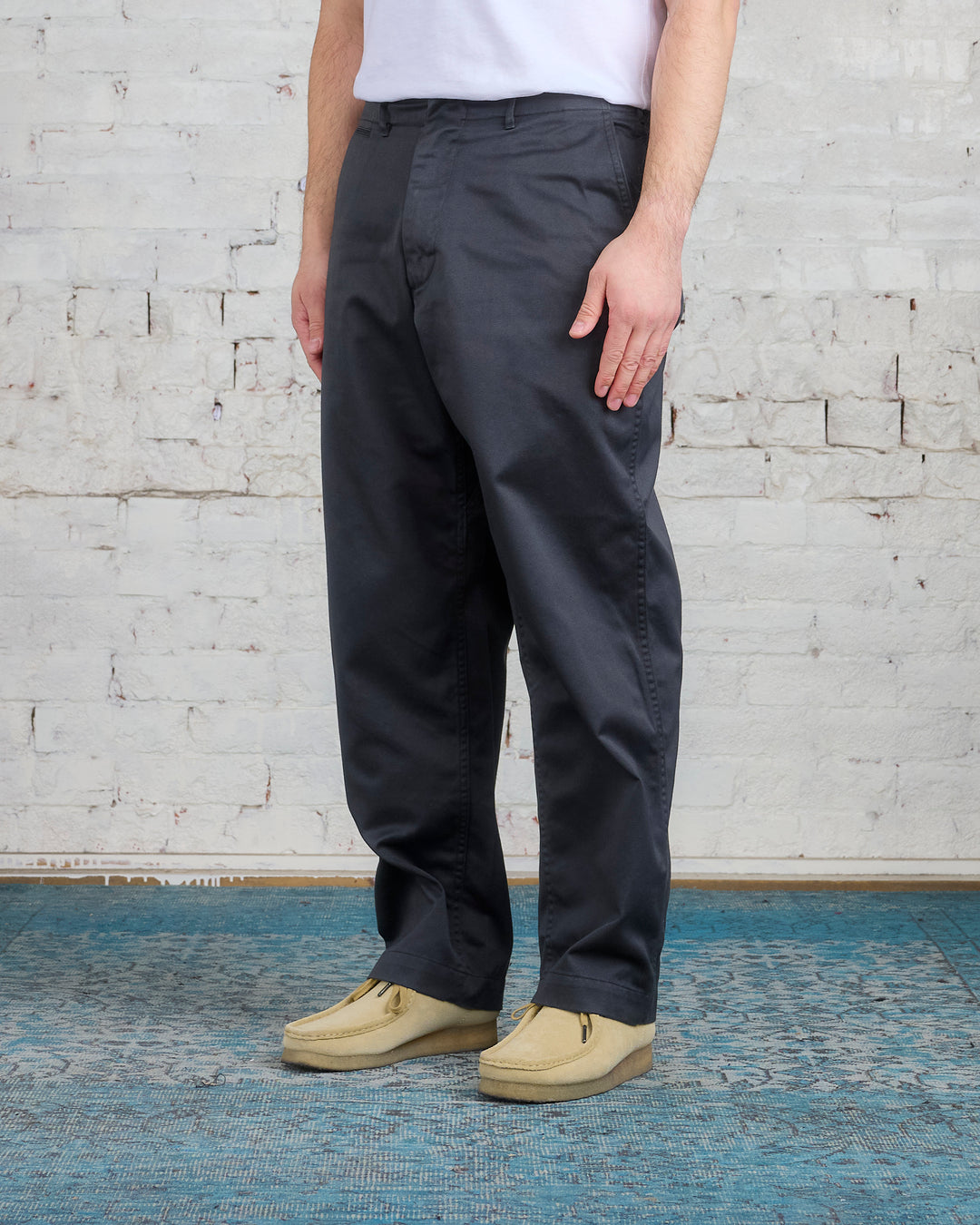 nanamica Gusseted Wide Chino Pant Gray