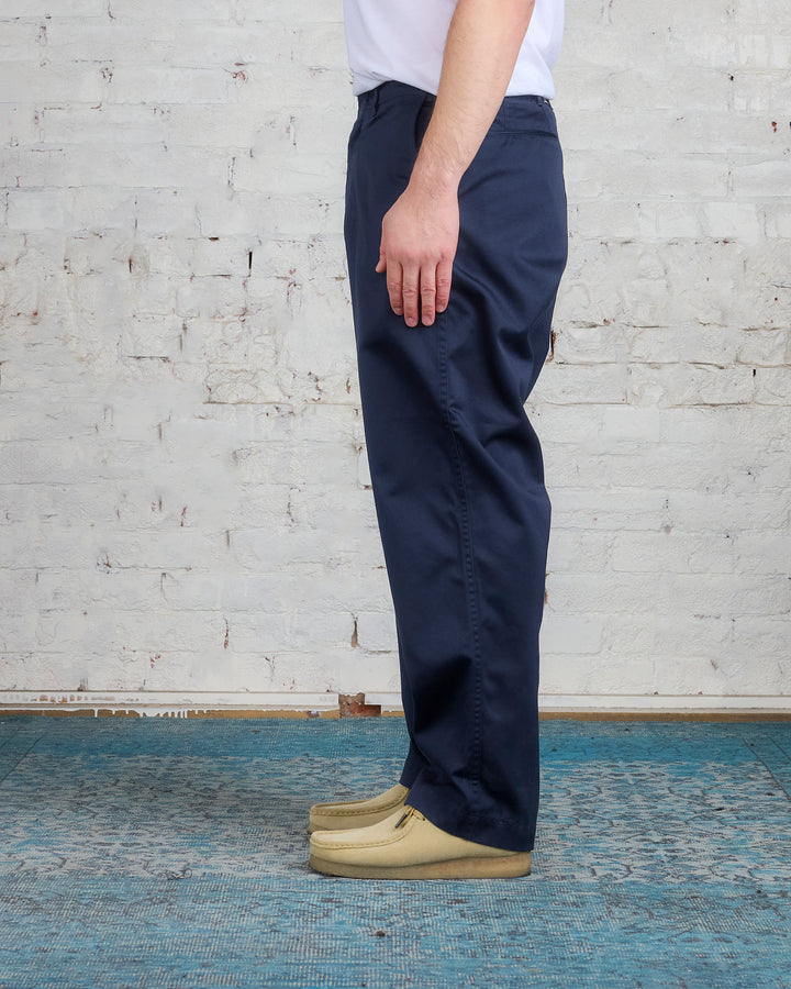 nanamica Gusseted Wide Chino Pant Navy