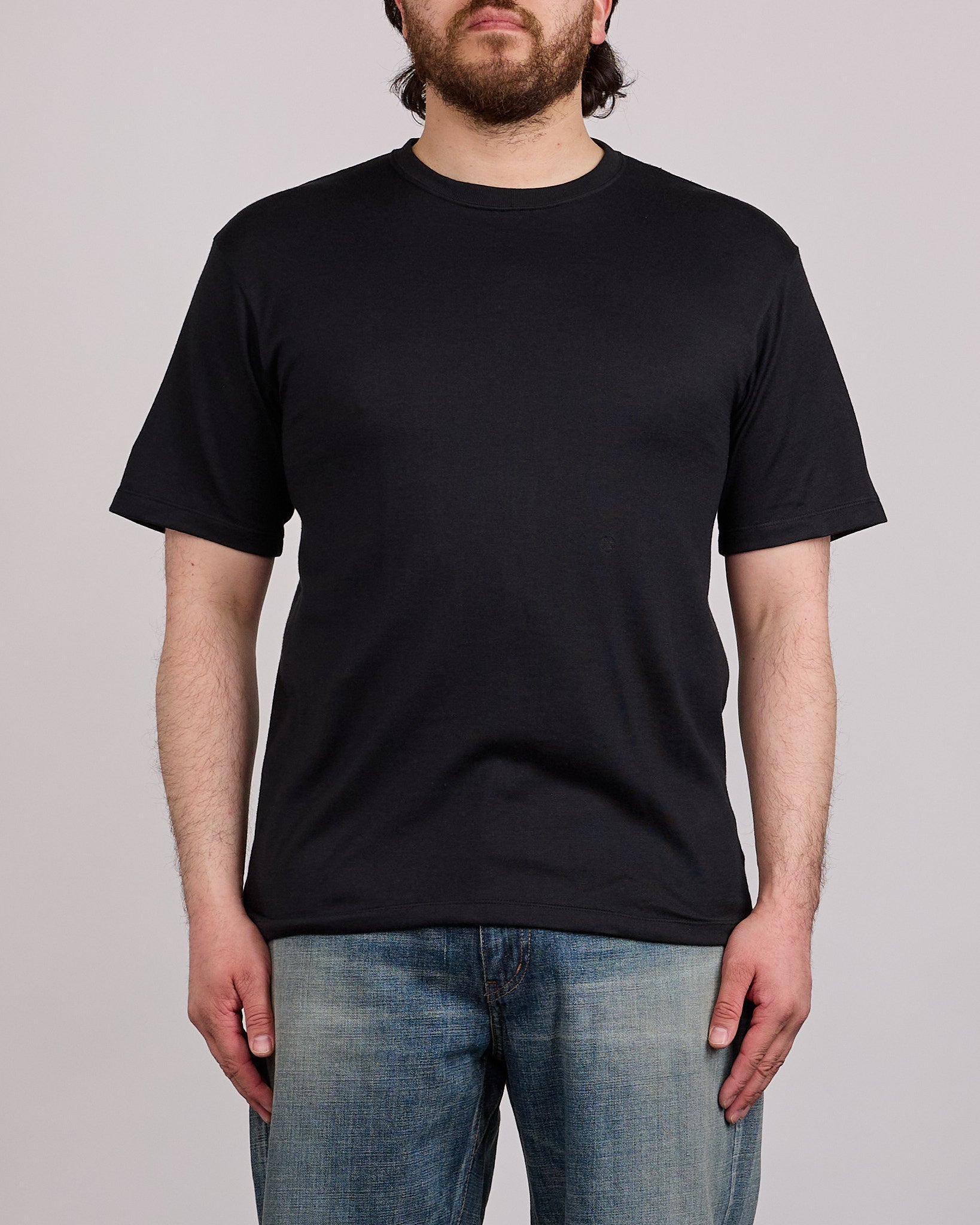 nanamica Loopwheel COOLMAX Jersey T-Shirt Black – LESS 17