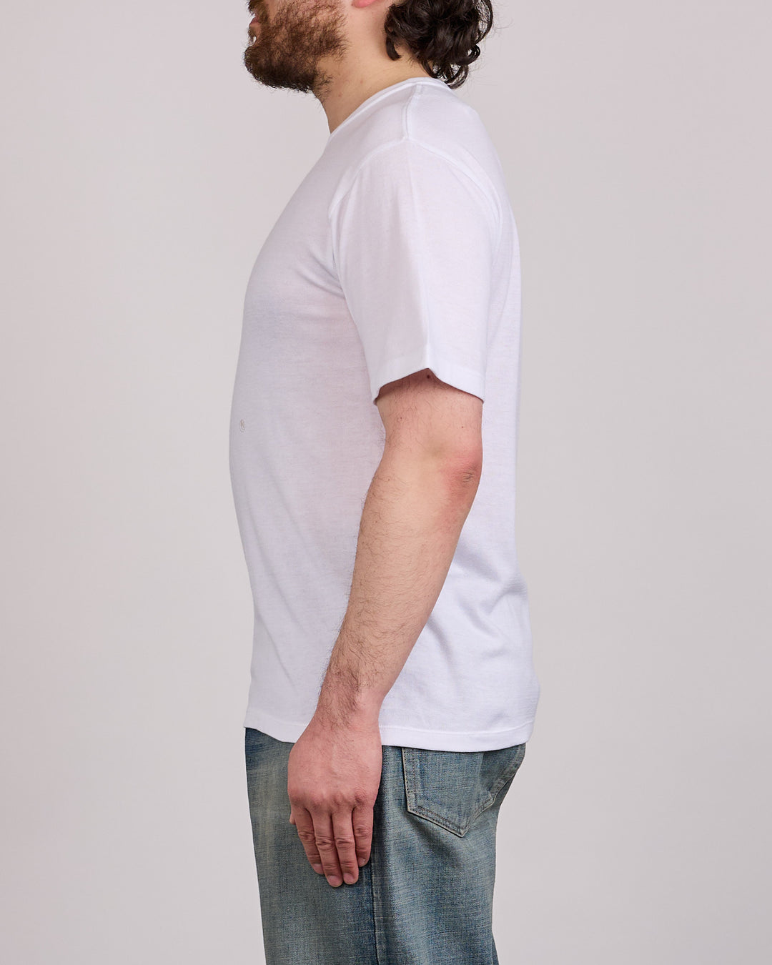 nanamica Loopwheel COOLMAX Jersey T-Shirt White
