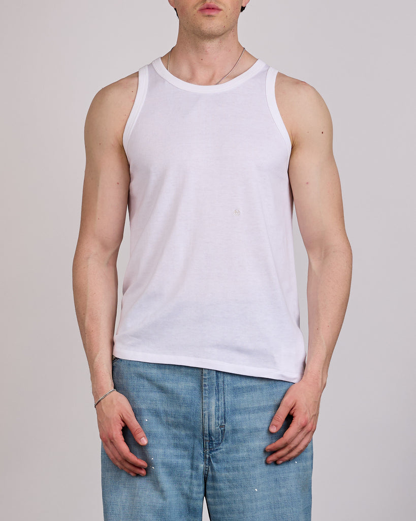 nanamica Loopwheel COOLMAX Jersey Tank Top White – LESS 17