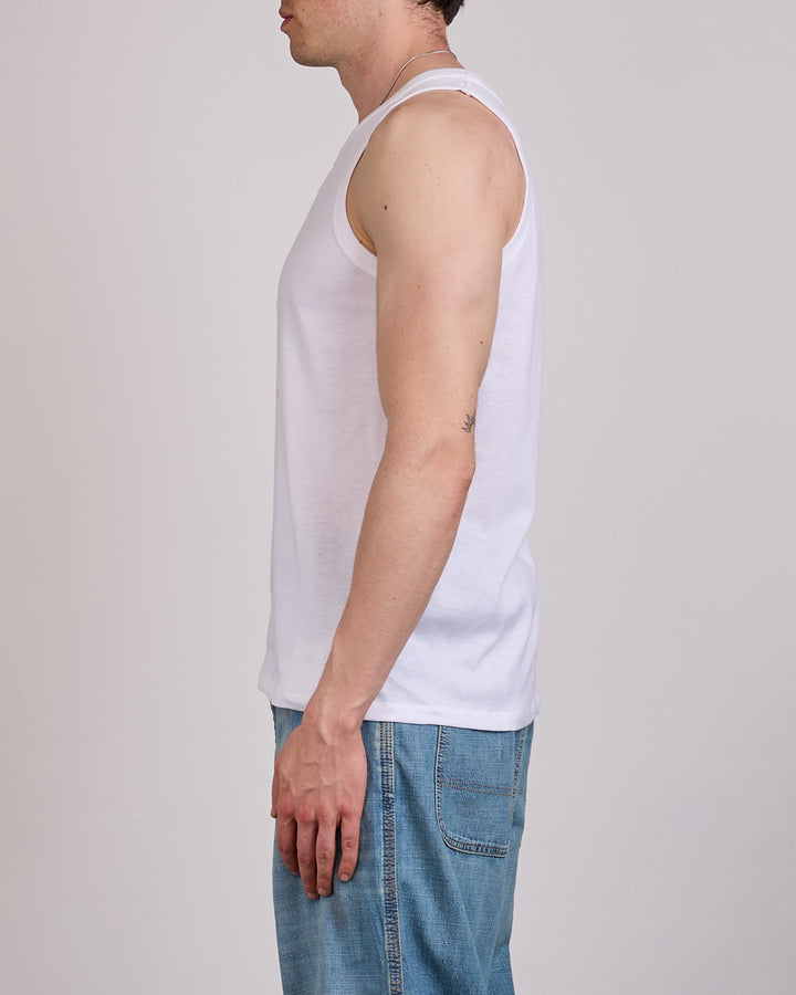 nanamica Loopwheel COOLMAX Jersey Tank Top White