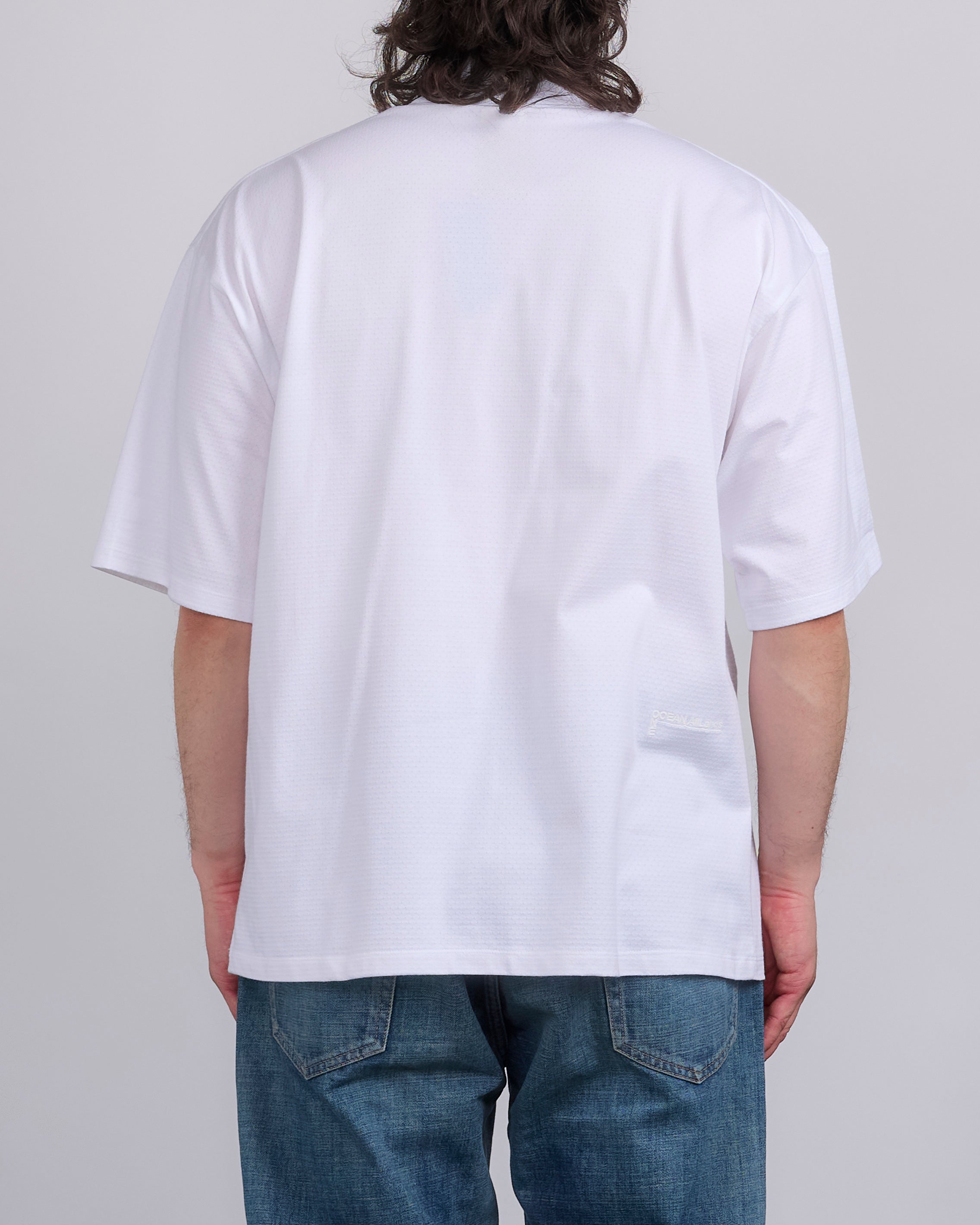 nanamica Mock Neck Coolmax T-Shirt Off White – LESS 17