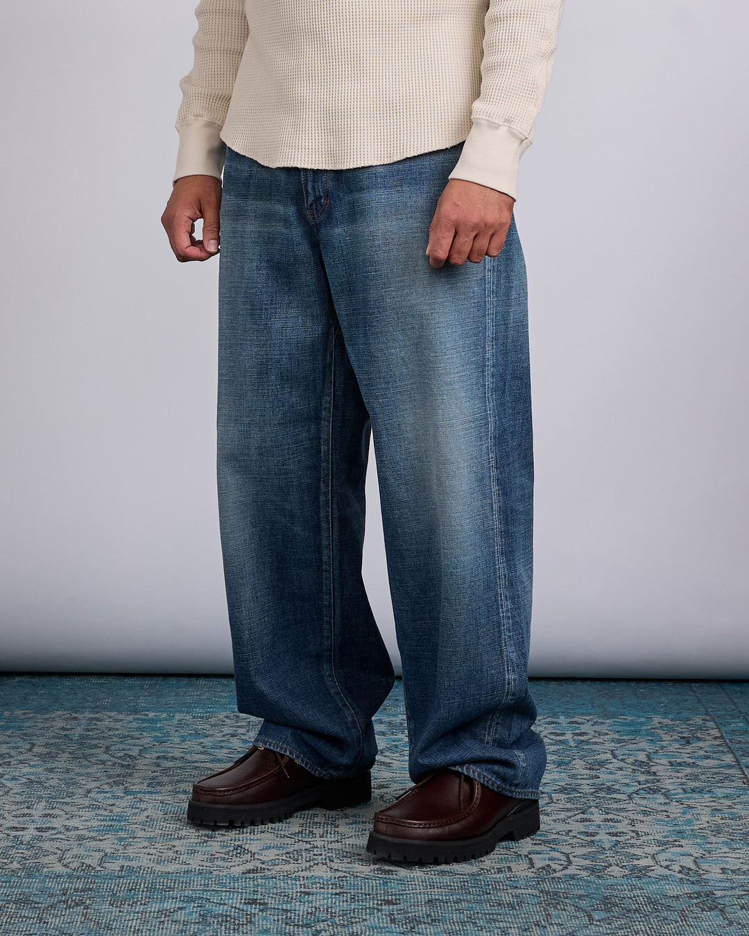 nanamica Selvage Denim Pants Vintage Indigo