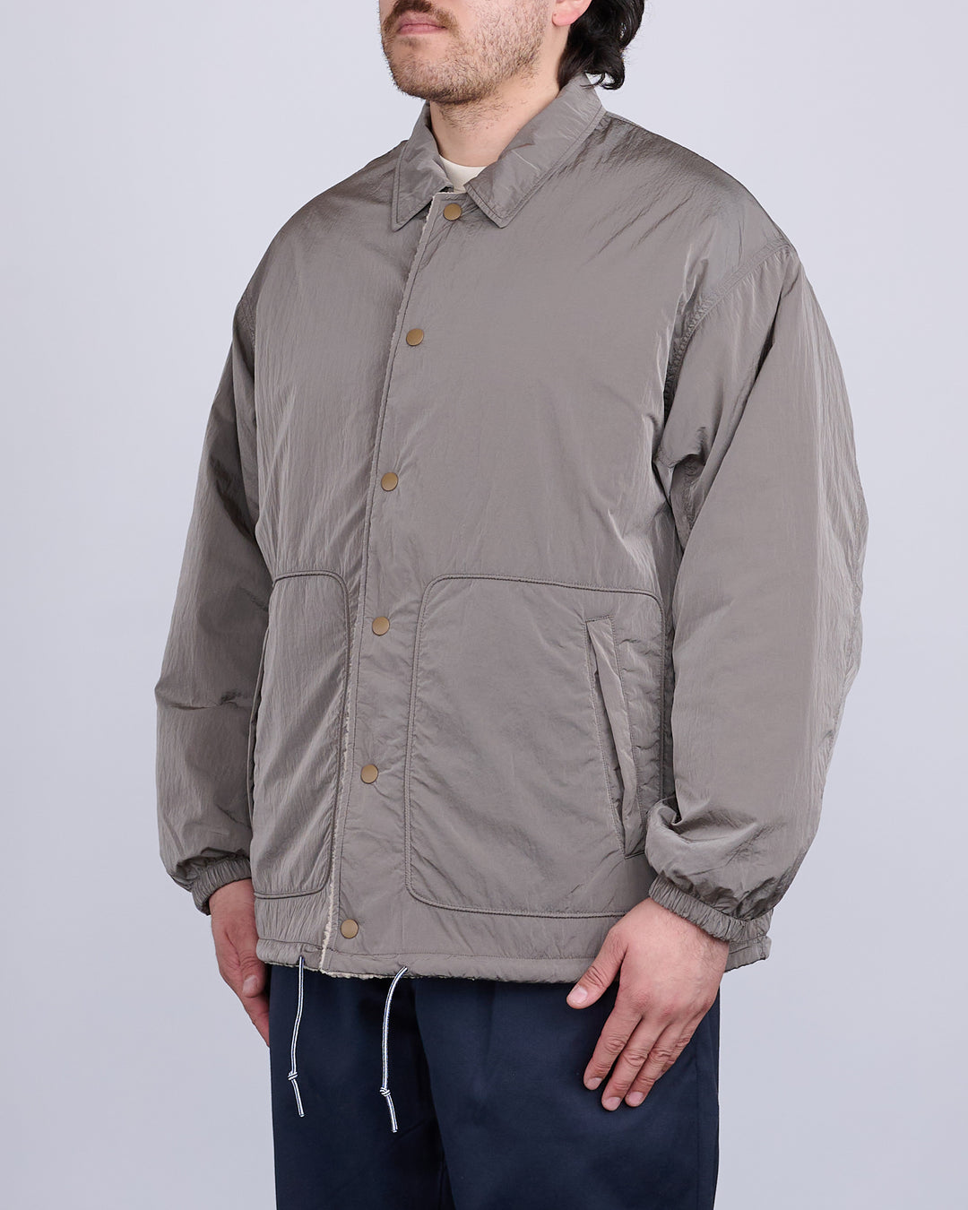 nanamica Reversible Primaloft Black Wind Jacket Beige