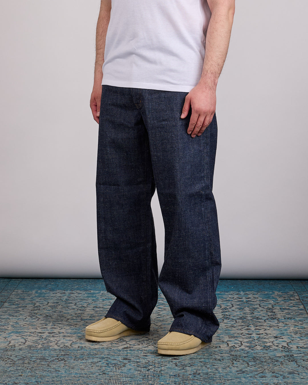 nanamica Selvage Denim Wide Cut Jean Indigo