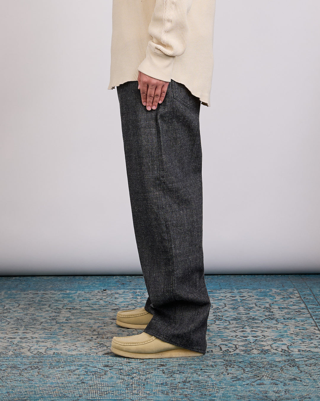 nanamica Selvege Denim Jean Black