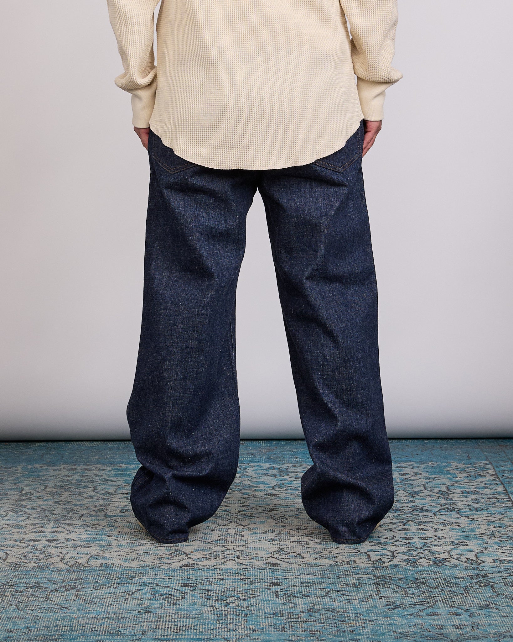 パンツ isecai HIDE&SEEK Indigo Denim nanamica Selvege Denim Jean Indigo – LESS 17