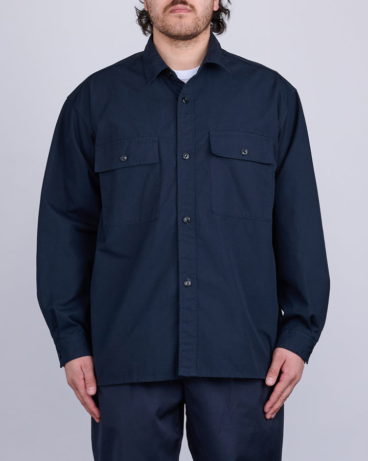 nanamica Utility Wind Shirt Navy