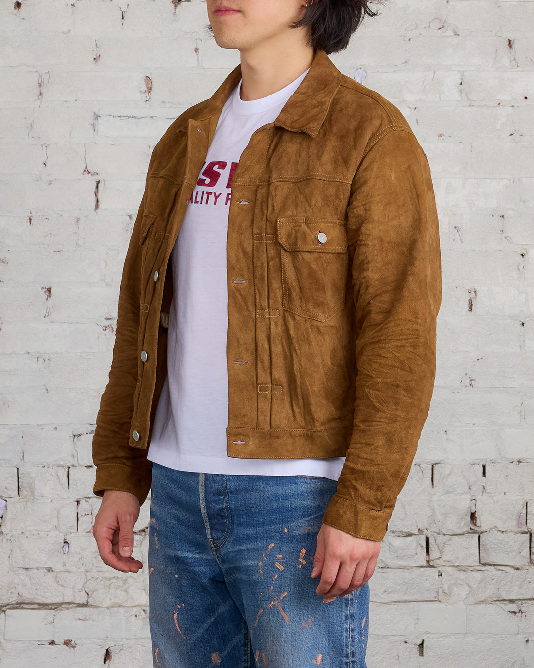 visvim 101 Leather IT Jacket Lt.Brown