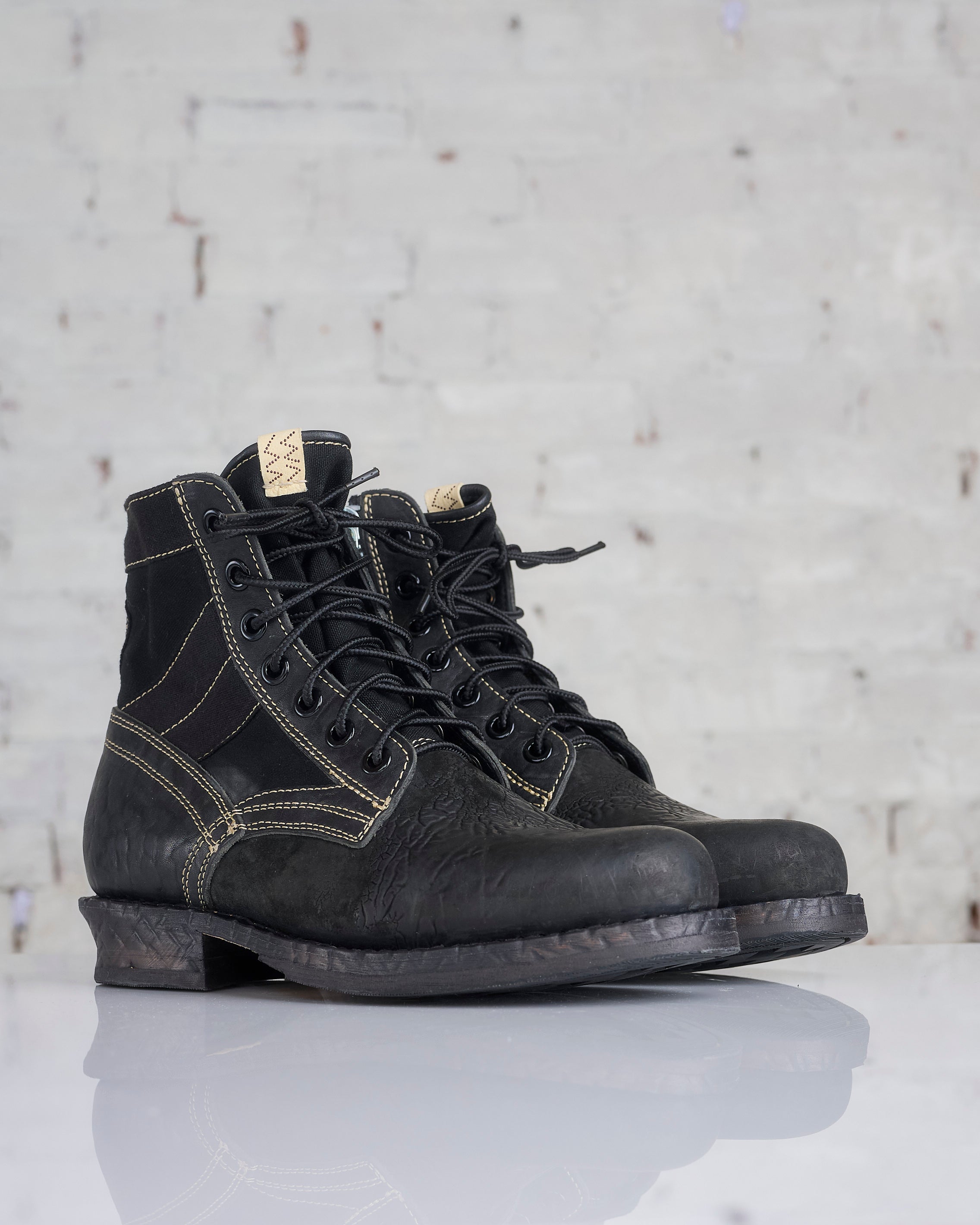 visvim 7-Hole '73 Folk Boot Black