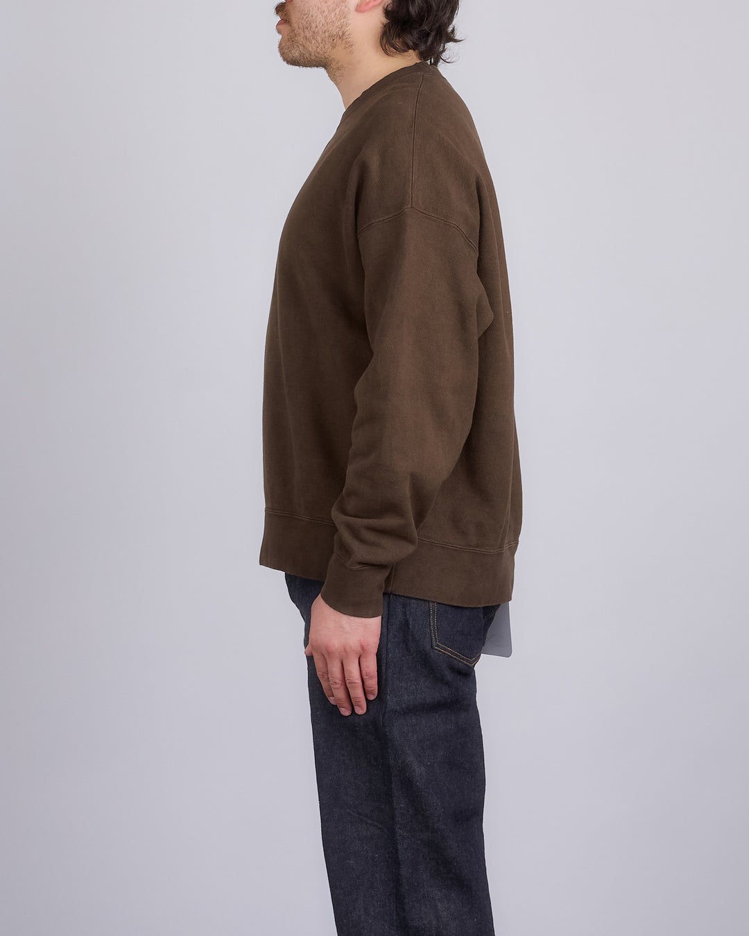 visvim Amplus SB Sweat L/S N.D. Dk.Mud