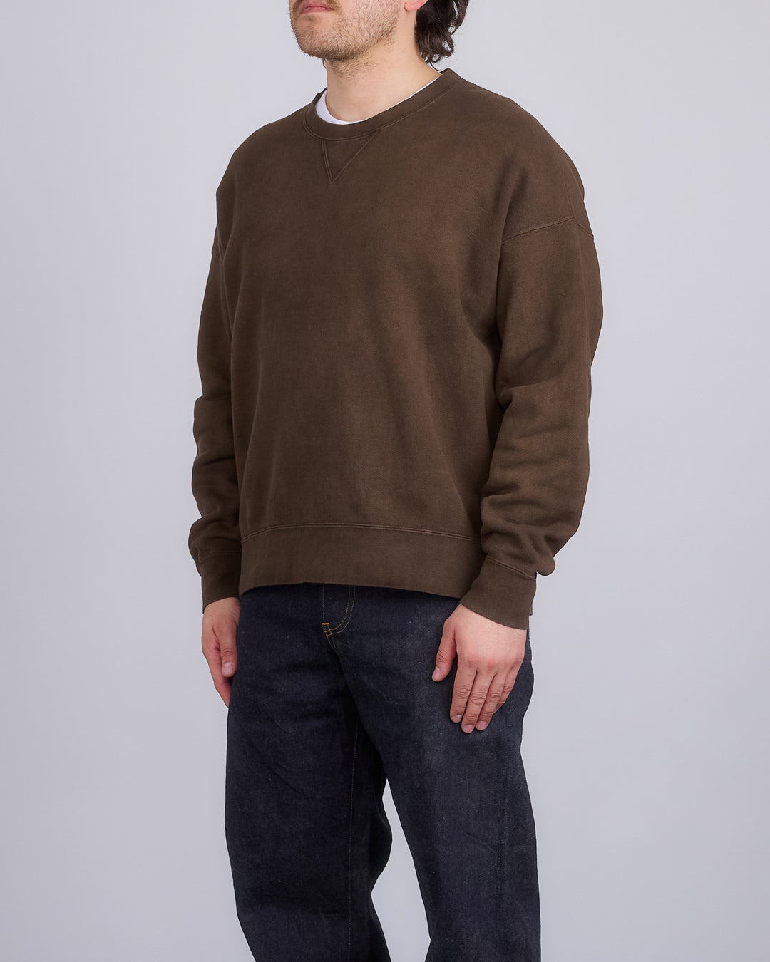 visvim Amplus SB Sweat L/S N.D. Dk.Mud