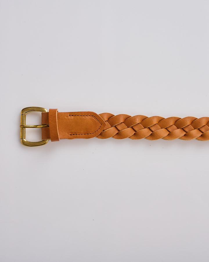 visvim Beads Belt 30mm Natural