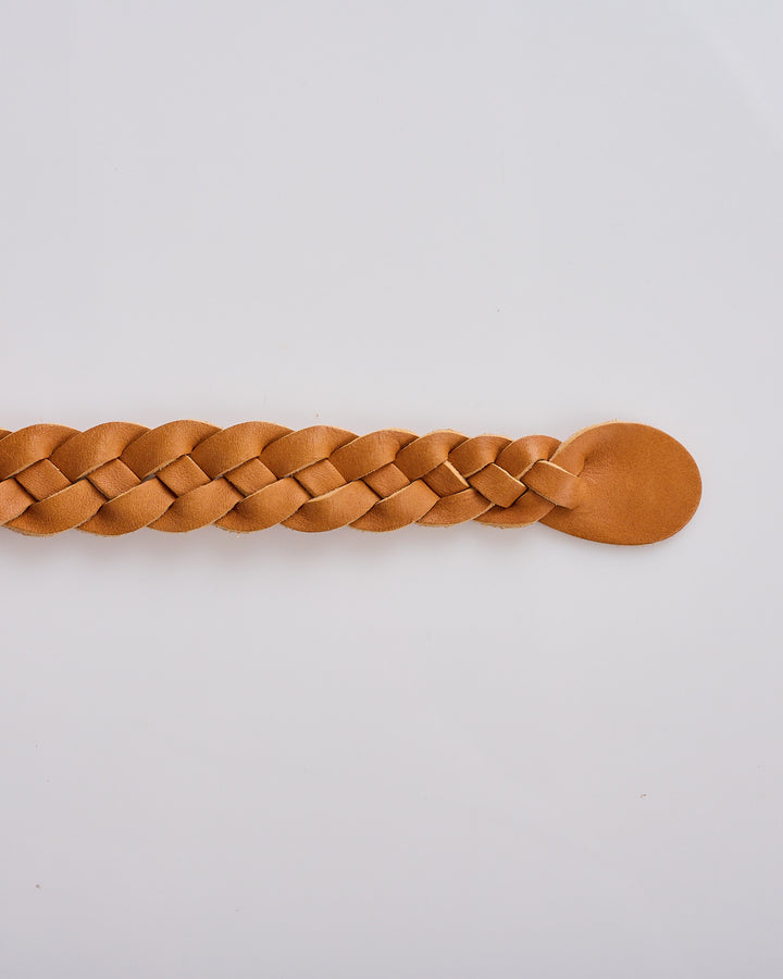 visvim Beads Belt 30mm Natural
