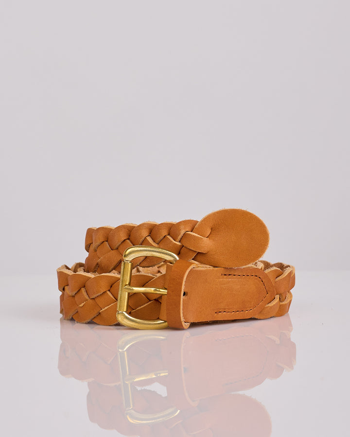 visvim Beads Belt 30mm Natural