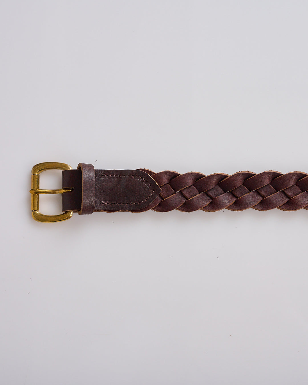 visvim Braided Belt 30mm Dk.Brown