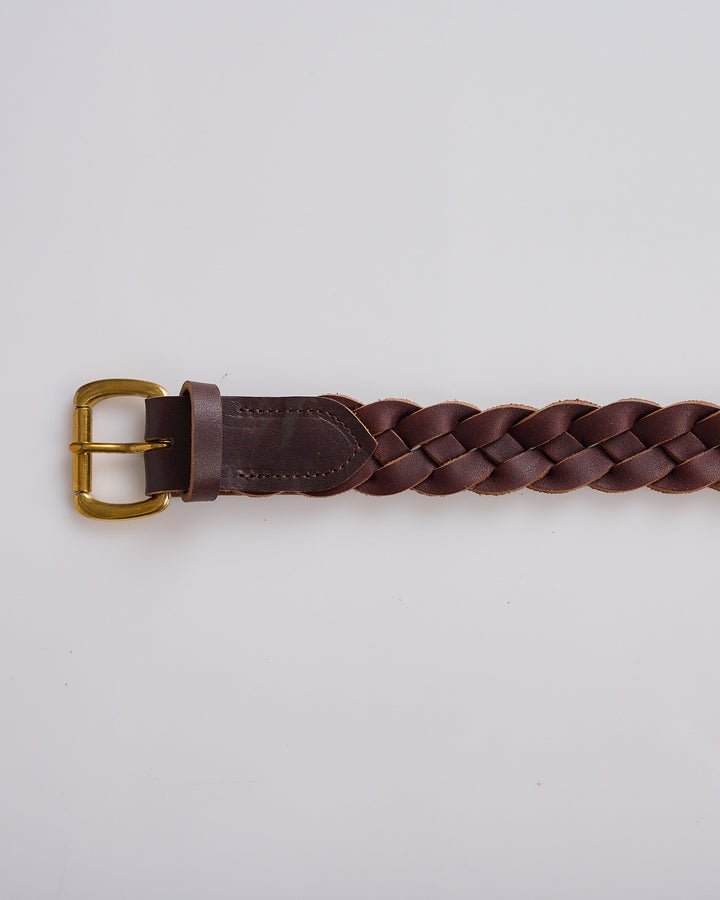 visvim Braided Belt 30mm Dk.Brown