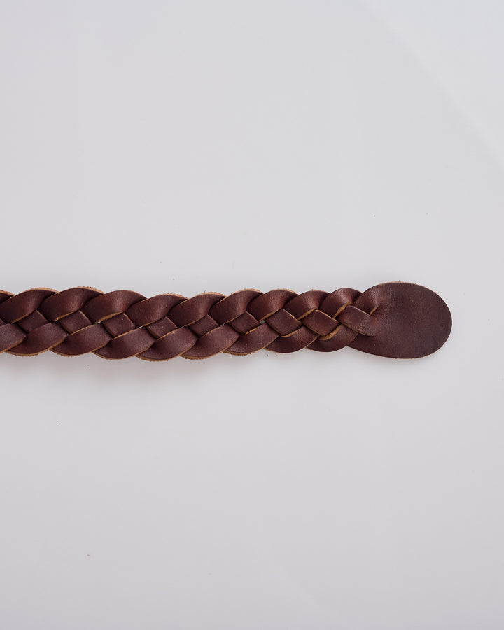 visvim Braided Belt 30mm Dk.Brown
