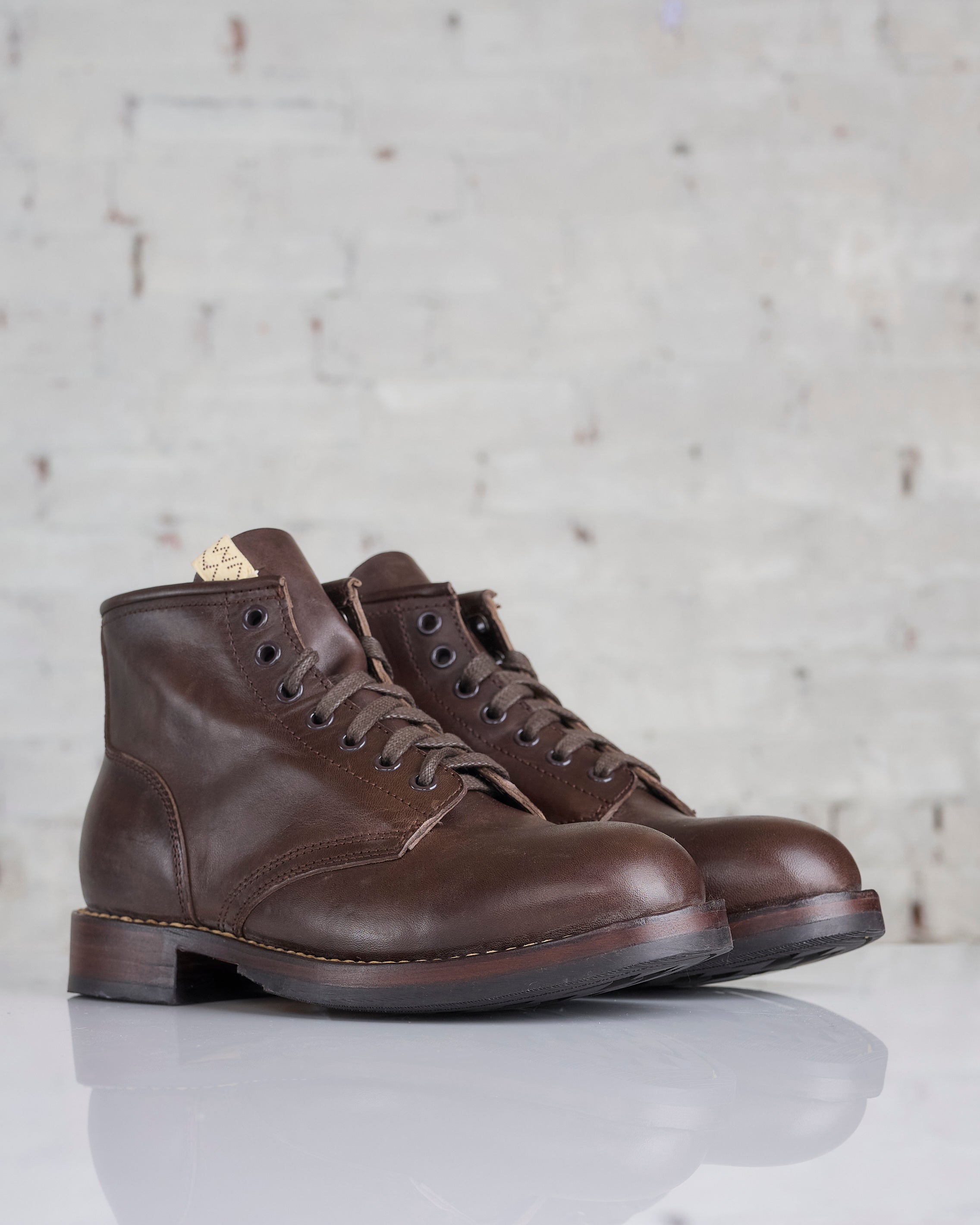 visvim Brigadier Boot Folk Dark Brown – LESS 17