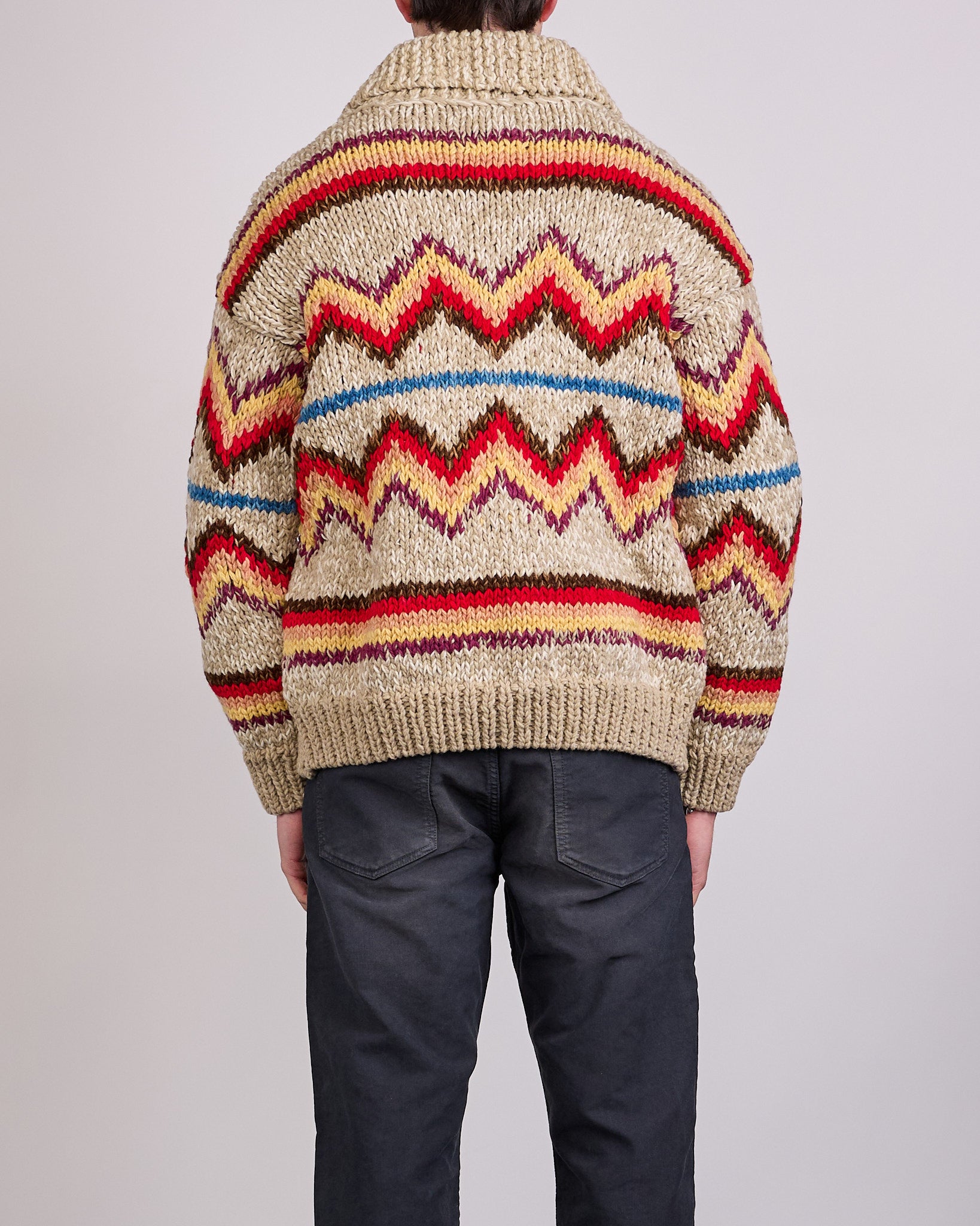 visvim Cowichan Hand Knit Zip Sweater (N.D.) – LESS 17