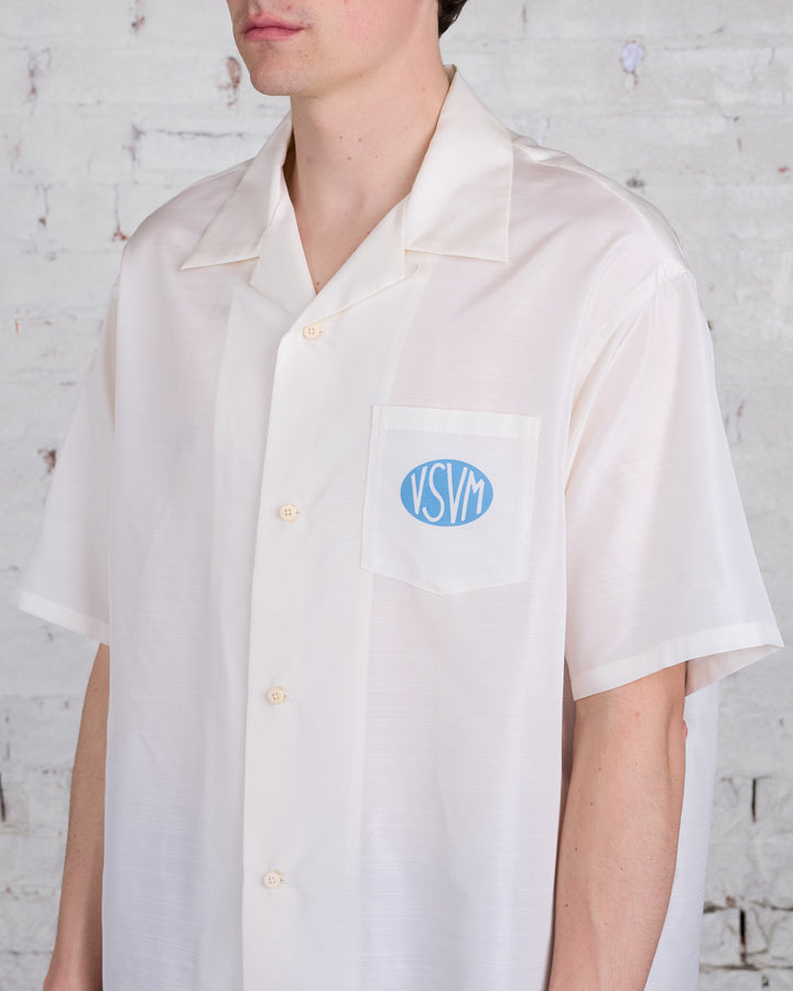 visvim Crosby Button-Down Shirt Silk Off White