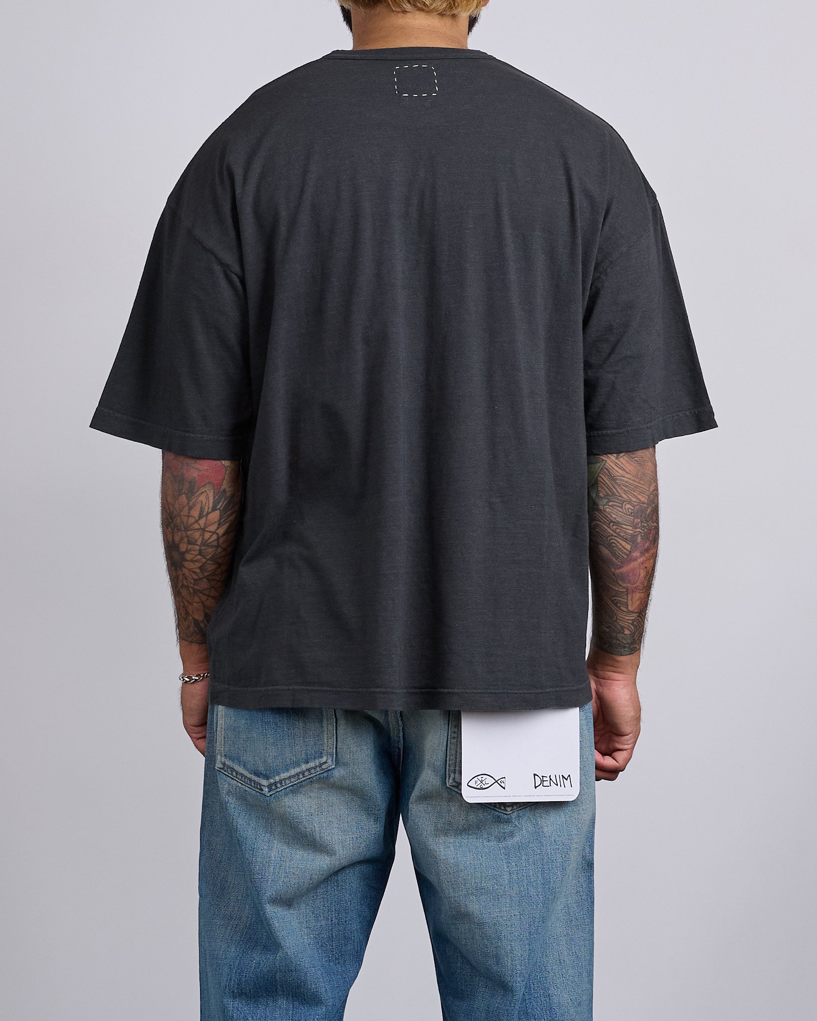 visvim Ex Jumbo Tee DMGD Black – LESS 17