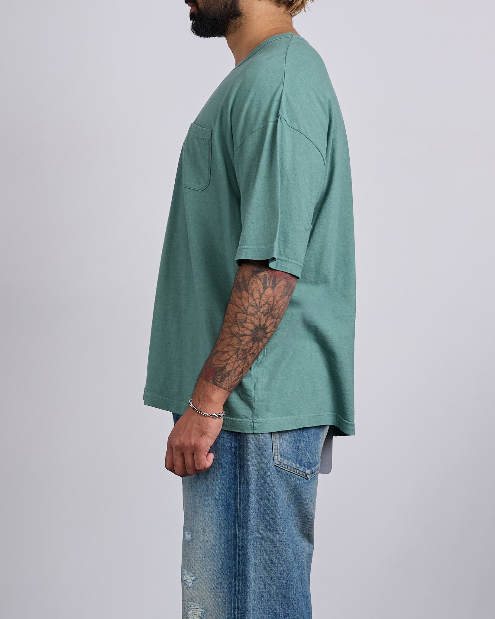 visvim Ex Jumbo Tee DMGD Green – LESS 17