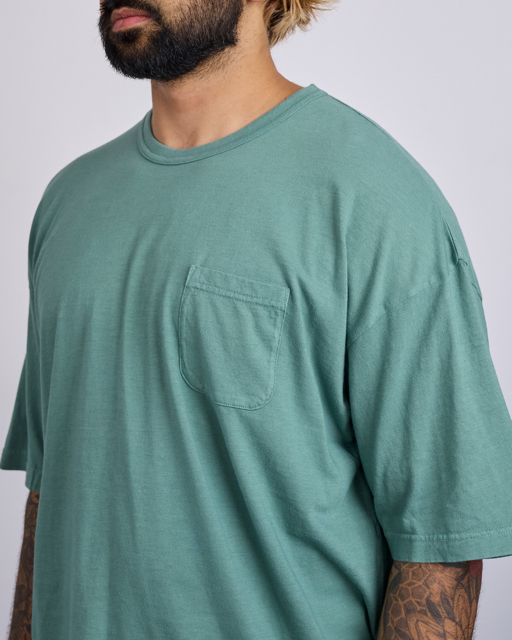 visvim Ex Jumbo Tee DMGD Green – LESS 17